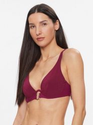 Chantelle Góra od bikini Glow C15T10 Bordowy. Czerwone bikini Chantelle, bez wzorów, z syntetyku. Za 329.99 zł.