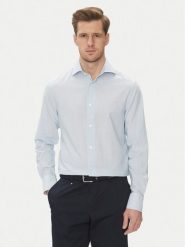 Marciano Guess Koszula 5GHH20 4469Z Błękitny Regular Fit. Niebieskie koszule męskie Marciano Guess, m, z aplikacjami, z bawełny, bez kołnierzyka, bez ramiączek. Za 219.99 zł.