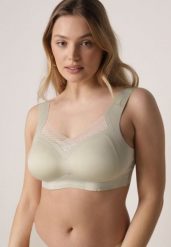 Szary Biustonosz Sportowy z Siateczką i Usztywnionymi Miseczkami Zerirae. Szare bielizna sportowa damska Born2be, l, bez wzorów, z dresówki. Za 29.99 zł.