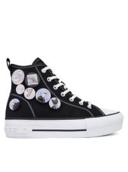KARL LAGERFELD Trampki KL60459 Czarny. Czarne trampki i tenisówki damskie KARL LAGERFELD, bez wzorów, z materiału, bez zapięcia. Za 704.99 zł.