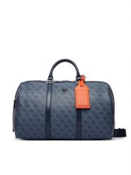 Guess Torba weekendowa TMMILO P6333 Granatowy. Niebieskie torby podróżne damskie Guess, z aplikacjami, ze skóry. Za 634.99 zł.