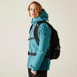 Kurtka damska przejściowa ocieplana Highton Stretch. Niebieskie kurtki sportowe damskie Regatta, l, bez wzorów, z puchu, bez ramiączek, bez kaptura, trekkingowe. W wyprzedaży za 247.49 zł.