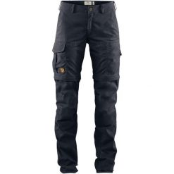 Spodnie damskie Fjallraven Karla Pro Zip-off Trousers. Niebieskie spodnie sportowe damskie Fjällräven, na lato, bez wzorów, sportowe, trekkingowe. Za 769.99 zł.