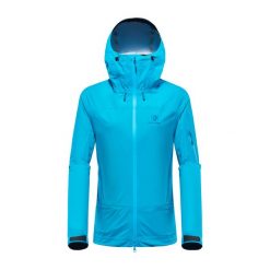 Kurtka turystyczna damska Blackyak HARIANA Gore-Tex przeciwdeszczowa. Niebieskie kurtki sportowe damskie BLACK YAK, m, bez wzorów, z gore-texu, bez ramiączek, bez kaptura, trekkingowe, gore-tex. Za 999.99 zł.