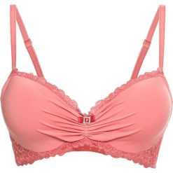 Biustonosz usztywniany bonprix dymny koralowy. Czerwone biustonosze bonprix, bez wzorów. Za 27.99 zł.
