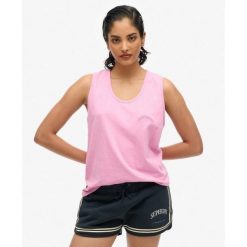 Kamizelka Essential Logo Gd. Czerwone bielizna sportowa damska Superdry, bez wzorów, z bawełny. Za 106.35 zł.