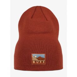 Czapka zimowa Buff Lilon Long - cinnamon. Czerwone czapki męskie Buff, na zimę, bez wzorów. Za 106.15 zł.