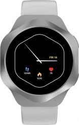 Smartwatch Canyon Hexagon 88 Rozmowy Bluetooth Srebrny (CNS-SW88SS). Szare zegarki smartwatch Canyon, bez wzorów. Za 147.08 zł.