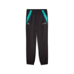 Spodnie dresowe tkane Puma MAPF1. Czarne spodnie sportowe męskie Puma, m, bez wzorów, z dresówki, do biegania. W wyprzedaży za 262.00 zł.