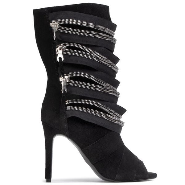 Botki Rage Age. Czarne botki damskie Rage Age, bez wzorów, bez obcasa, na szpilce, bez zapięcia. Za 509.99 zł.