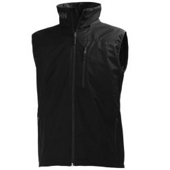 Kamizelka trekkingowa męska Helly Hansen Crew Vest. Czarne koszulki sportowe męskie Helly Hansen, m, bez wzorów, z poliesteru, bez ramiączek, trekkingowe. Za 392.70 zł.