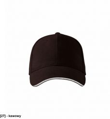 MALFINI - ADLER - Czapka unisex, 340 g/m, 100 % bawełna - nastawialna kawowy. Czapki damskie MALFINI, bez wzorów, z bawełny. Za 13.10 zł.