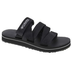 Klapki na basen damskie, W Alava Slide Sandal. Czarne klapki damskie Columbia, bez wzorów, z gumy, sportowe, bez obcasa, bez zapięcia. Za 179.99 zł.