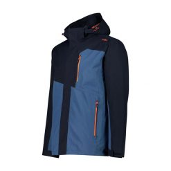 Kurtka 3w1 męska CMP. Niebieskie kurtki męskie CMP, m, bez wzorów, sportowe, bez kaptura. Za 699.99 zł.