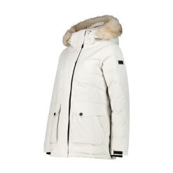 Kurtka przeciwdeszczowa damska CMP Parka Zip Hood. Białe parki damskie CMP, xl, bez wzorów, bez kaptura. Za 599.99 zł.