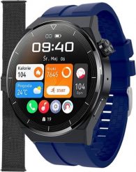 Smartwatch Enter SAT.14.5317.144-SET Granatowy. Niebieskie zegarki smartwatch Enter, bez wzorów. Za 299.00 zł.