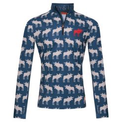 Bluza narciarska Męska Gareth & Lucas Eighty-One. Niebieskie bluzy sportowe męskie GARETH & LUCAS, na zimę, m, bez wzorów, z elastanu, bez kaptura, narciarskie. Za 229.99 zł.