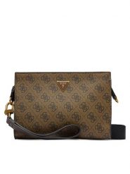 Guess Saszetka HMMILO P6157 Brązowy. Brązowe saszetki i nerki męskie Guess, ze skóry. Za 369.99 zł.