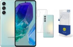 Smartfon Samsung Galaxy M55 5G 8/128GB Zielony (SM-M556ELG) + Etui Clear Case. Zielone smartfony SAMSUNG. Za 1,243.00 zł.