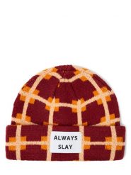 Verb To Do czapka z dzianiny Kobiety Sztuczne włókno czerwony|pomarańczowy, ONE SIZE. Brązowe czapki damskie Verb To Do, bez wzorów, z dzianiny. Za 89.95 zł.