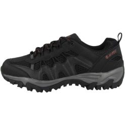 Buty trekkingowe męskie Hi-Tec Jaguar. Czarne trekkingi męskie Hi-tec, z gumy, bez zapięcia. Za 365.00 zł.