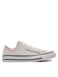 Converse Trampki Chuck Taylor All Star Color Pop Ox A07593C Szary. Szare trampki i tenisówki damskie Converse, bez wzorów, z materiału, bez zapięcia. Za 329.99 zł.