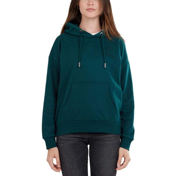 Damska bluza z kapturem Fundango Haley. Zielone bluzy damskie FUNDANGO, xl, bez wzorów, casualowe, bez ramiączek, z kapturem. Za 239.90 zł.