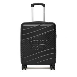 Walizka kabinowa Reebok. Czarne walizki męskie Reebok, bez wzorów. Za 229.99 zł.