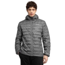 Męska lekka ocieplana kurtka trekkingowa Siroko Terrain. Szare kurtki męskie SIROKO, m, bez wzorów, z puchu, sportowe, z kapturem. Za 339.00 zł.
