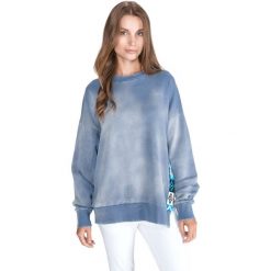 Pinko Miele Bluza Niebieski. Niebieskie bluzy damskie Pinko, l, bez wzorów, z bawełny, vintage, bez ramiączek, bez kaptura. Za 1,141.95 zł.