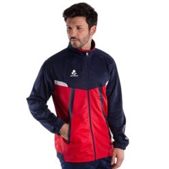 Kurtka z dresu Piu Adrenalina 3303 Austin. Czerwone kurtki sportowe damskie PIU ADRENALINA, m, bez wzorów, z dresówki, bez ramiączek, bez kaptura, na fitness i siłownię. Za 245.50 zł.