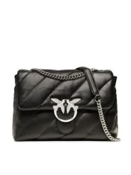 Pinko Torebka Love Big Puff Cl PE 23 PLTT 100037 A0F2 Czarny. Czarne listonoszki damskie Pinko, bez wzorów, ze skóry, bez dodatków. Za 2,189.00 zł.