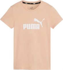 Puma Koszulka damska Puma ESS Logo Tee brzoskwiniowa 586775 46 L. Pomarańczowe bluzki damskie Puma, l, bez wzorów, bez kołnierzyka, bez ramiączek. Za 84.46 zł.