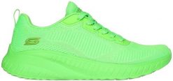 Buty damskie SKECHERS BOBS Squad Chaos (117216-LIME) 36. Zielone obuwie sportowe damskie Skechers, bez wzorów, bez zapięcia. Za 346.31 zł.