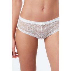 Etam - Figi Stardust. Białe majtki damskie Etam, z bawełny. W wyprzedaży za 34.90 zł.