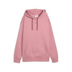 Dresowa bluza z kapturem damska Puma Essentials. Czerwone bluzy damskie Puma, l, bez wzorów, z dresówki, eleganckie, bez ramiączek, z kapturem. Za 248.00 zł.