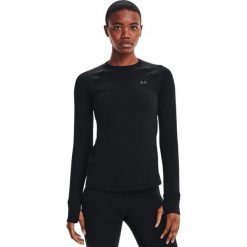 Bluza Under Armour Base Crew, Kobiety. Czarne bluzy damskie Under Armour, m, bez wzorów, z poliesteru, sportowe, bez ramiączek, bez kaptura. Za 390.00 zł.