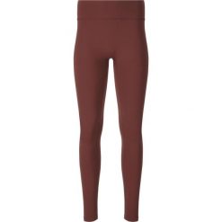 Damskie legginsy Athlecia Luxe. Brązowe legginsy damskie Athlecia, bez wzorów, z materiału. Za 266.00 zł.