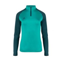 Koszulka do biegania TAKU W dla kobiet – lekka, oddychająca i szybkoschnąca. Zielone bluzki damskie IZAS, m, bez wzorów, z polaru, sportowe, bez kołnierzyka, bez ramiączek. Za 165.17 zł.