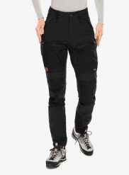 Spodnie trekkingowe damskie Fjallraven Keb Agile Trousers - black rozmiar: s. Czarne spodnie sportowe damskie NoName, bez wzorów, sportowe. Za 1,064.23 zł.