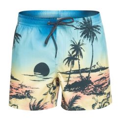 Szorty kąpielowe męskie Quiksilver Everyday Paradise Volley 15". Niebieskie kąpielówki męskie Quiksilver, m, bez wzorów, krótkie. W wyprzedaży za 185.00 zł.