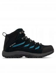 Buty trekkingowe męskie Columbia Crestwood Mid Waterproof Czarne 39 (2099861012). Czarne trekkingi męskie Columbia, bez zapięcia. Za 364.10 zł.