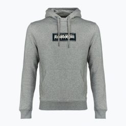 Bluza męska Napapijri B-Suze H. Szare bluzy męskie Napapijri, m, bez wzorów, bez ramiączek, bez kaptura. Za 383.00 zł.