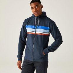 Shorebay II męska bluza z kapturem. Brązowe bluzy sportowe męskie Regatta, m, bez wzorów, z bawełny, z kapturem, trekkingowe. W wyprzedaży za 99.99 zł.