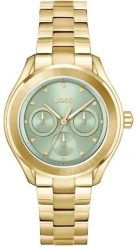 Zegarek Boss BOSS 1502745 zegarek damski złoty 38 mm. Żółte zegarki damskie Boss, złote. Za 1,014.75 zł.