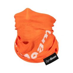 Komin na szyję antybakteryjny pomarańczowy. Brązowe szaliki męskie GYMBEAM, bez wzorów, z materiału. Za 34.90 zł.