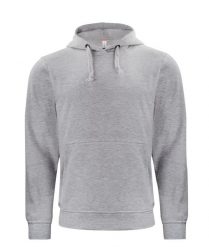 Clique Basic Hoody bluza z kapturem unisex szary melanż – grey melange. Szare bluzy damskie CLIQUE, s, bez wzorów, z bawełny, bez ramiączek, z kapturem. Za 174.92 zł.