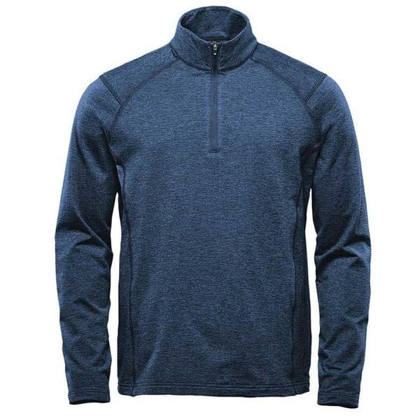 Męski Sweter Treeline Quarter Zip. Niebieskie swetry męskie STORMTECH, m, bez wzorów, bez kołnierzyka, bez ramiączek. Za 280.99 zł.