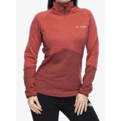 Bluza polarowa damska Vaude Larice HZ Fleece Jacket. Czerwone bluzy damskie Vaude, na zimę, s, bez wzorów, z polaru, sportowe, bez ramiączek, bez kaptura. Za 387.99 zł.