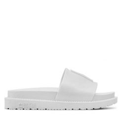 Klapki Big Star Shoes. Białe klapki damskie BIG STAR SHOES, bez wzorów, retro, bez obcasa, bez zapięcia. Za 79.99 zł.